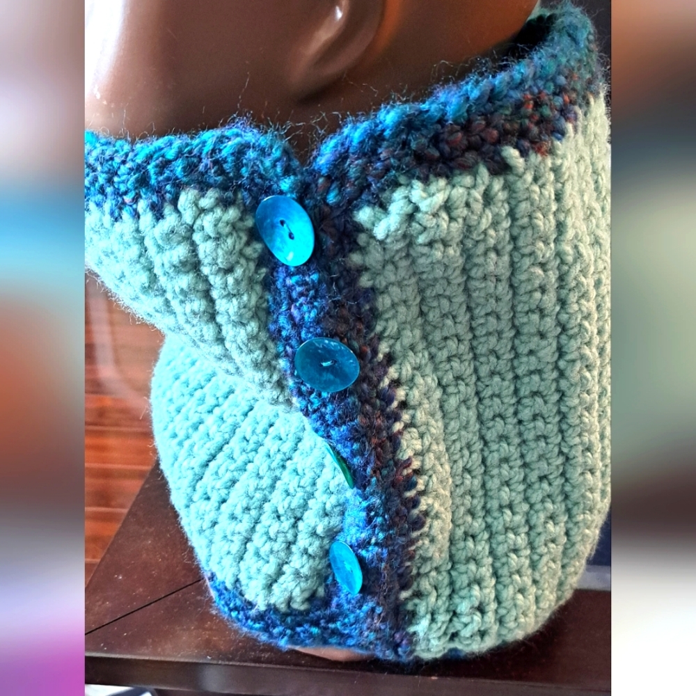 Handmade One of a Kind Neck Gaiter OS